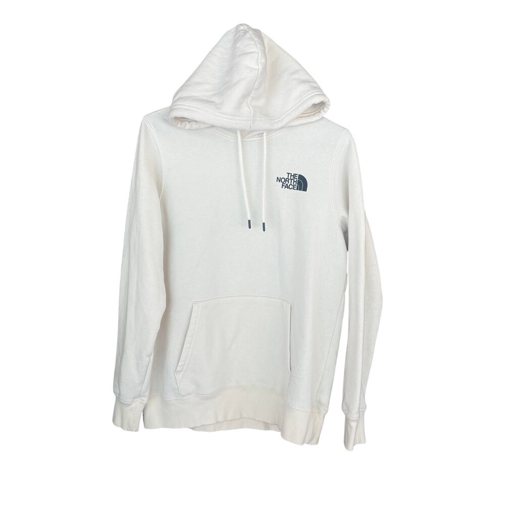 North Face Womens Hoodie Sweatshirt M White Camp Hike Outdoor TNF